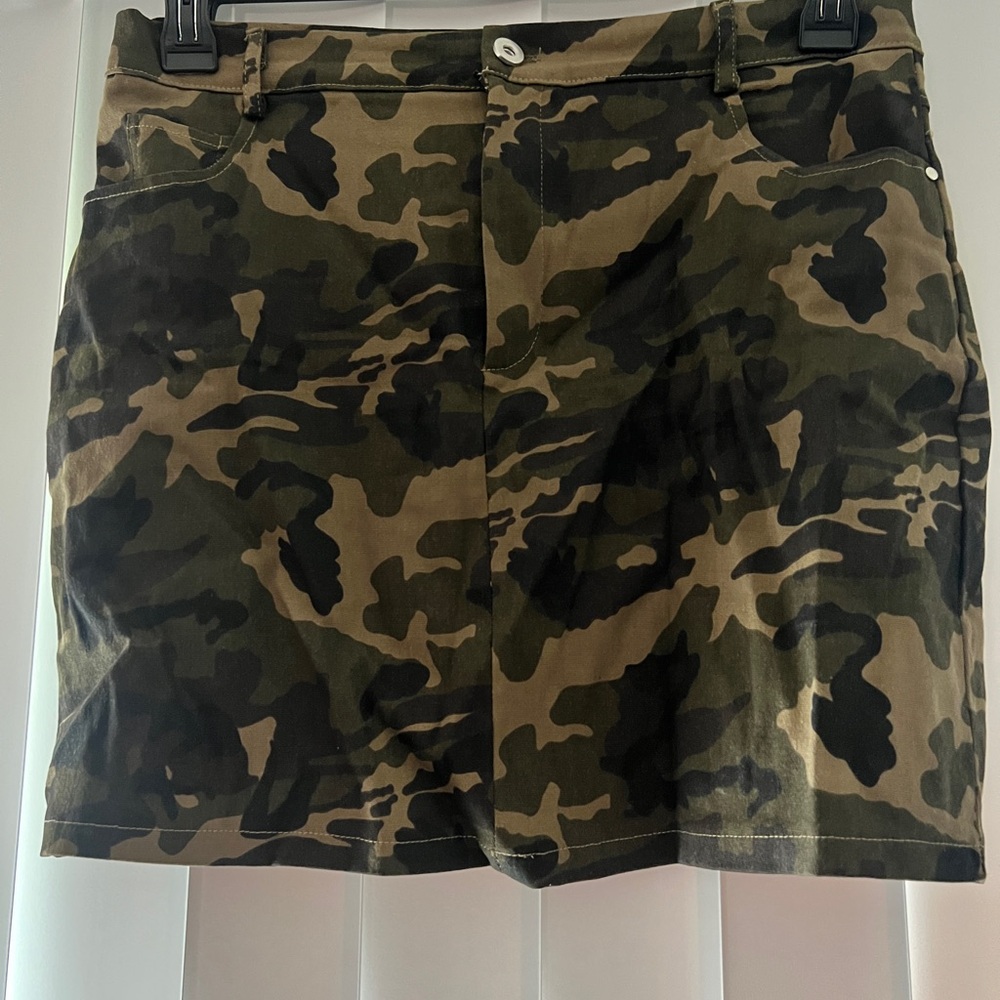 Camouflage Mini Skirt